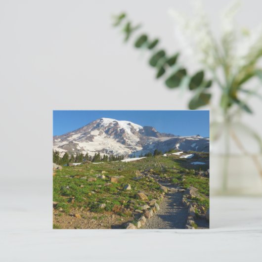 Rainier Skyline Trail Postkarte (Stehend Vorderseite)