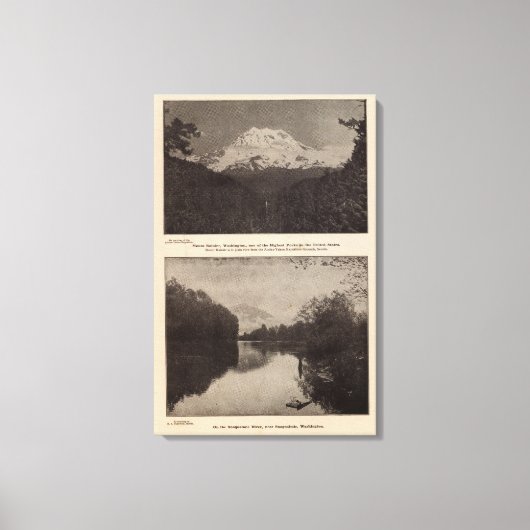 Rainier Snoqualmie R Leinwanddruck (Vorderseite)