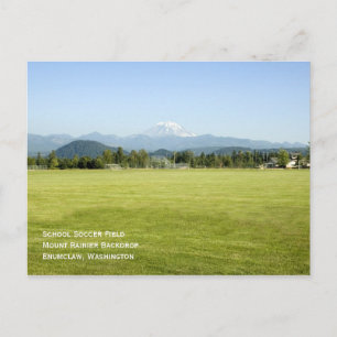 Rainier Soccer Field Postcard Postkarte
