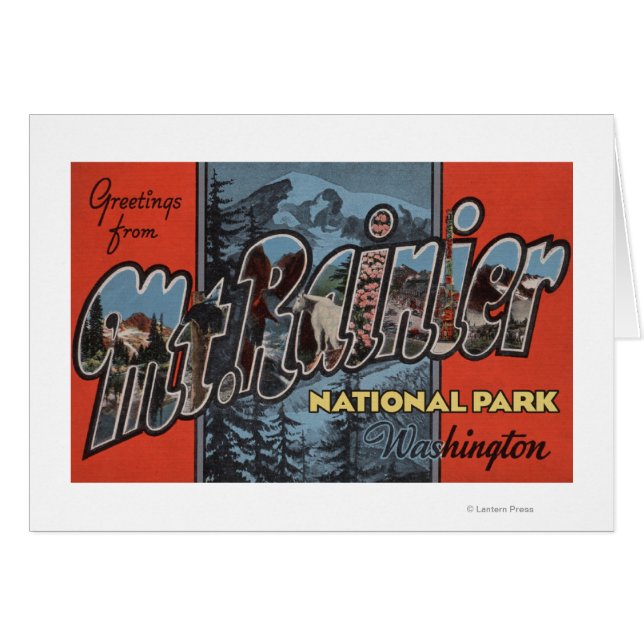 Rainier Staat Park, Washington (Vorderseite (Horizontal))