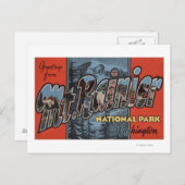 Rainier Staat Park, Washington Postkarte (Vorne/Hinten)