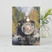 rainier train einladung (Stehend Vorderseite)