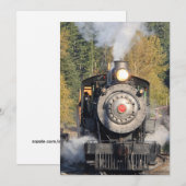 rainier train einladung (Vorne/Hinten)