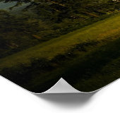 Rainier über Farm Print Poster (Ecke)