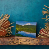 Rainier und Reflection Lake Fotoplatte (Seite)