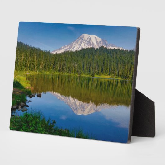 Rainier und Reflection Lake Fotoplatte (Seite)