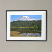 Rainier und Reflection Lake Poster