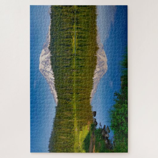 Rainier und Reflection Lake Puzzle (Vertikal)