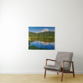 Rainier und Reflection Lake Wandteppich (Beispiel (Horizontal))