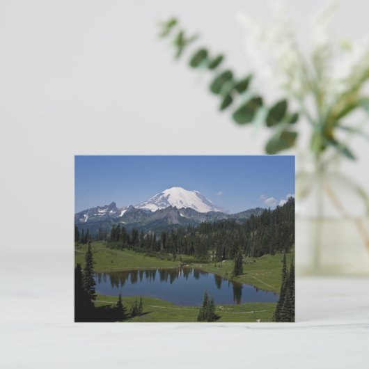 Rainier und Tipsoo Postcard Postkarte (Stehend Vorderseite)