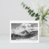 Rainier, WA Crossing Mazama Ridge on Horse Postkarte (Stehend Vorderseite)