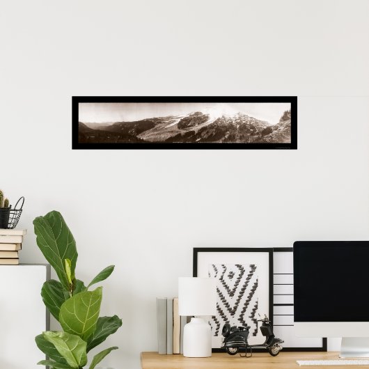 Rainier WA Foto 1907 Poster (Heimbüro)