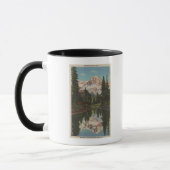 Rainier, WA - Mirror Lake mit Reflectin Tasse (Links)