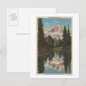 Rainier, WA - Mirror Lake mit Reflektion Postkarte (Vorne/Hinten)