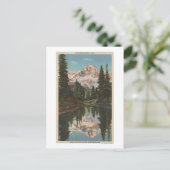 Rainier, WA - Mirror Lake mit Reflektion Postkarte (Stehend Vorderseite)