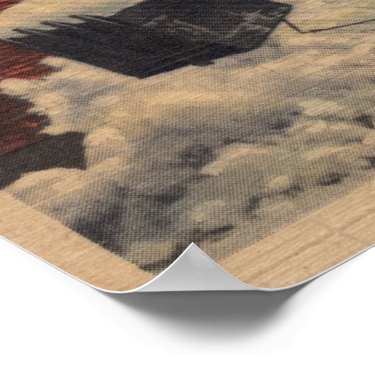 Rainier, WA - Paradise Inn Poster (Ecke)