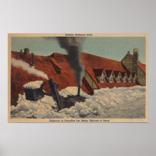 Rainier, WA - Paradise Inn Poster