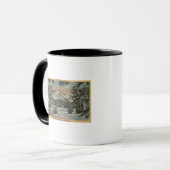 Rainier, WA - Paradise Inn & Tatoosh Range Tasse (Vorderseite Links)