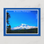 Rainier Washington Staat Postkarte (Vorderseite)