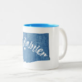 Rainier Washington Wood Grain Zweifarbige Tasse (VorderseiteRechts)
