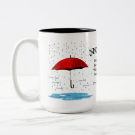 Raining Alternative Fakten 15 oz Zwei-Tonen-Tasse Zweifarbige Tasse