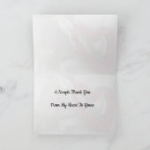 Rain's Simple Dankeschön Card Dankeskarte (Innenseite)