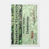 Rainshadow-Weinberg-Chardonnay-Geschirrtuch Handtuch (Vertikal)