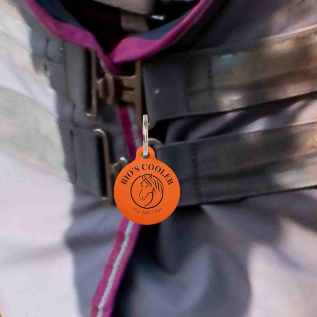 Rainsheet Blanket Bridle Identification Tag Haustiermarke (Von Creator hochgeladen)
