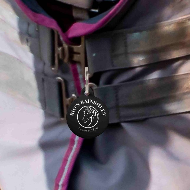 Rainsheet Blanket Bridle Identification Tag Haustiermarke (Von Creator hochgeladen)