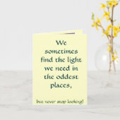 RainShine Karte (Gelbe Blume)