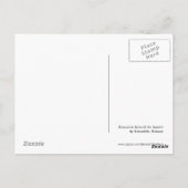 Rainstorm unterhalb des Gipfels (von Hokusai) Postkarte (Rückseite)