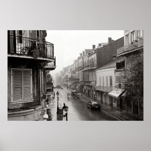 RainSweet Royal Street New Orleans Art Print Poster (Vorne)