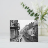 RainSwept Royal Street Postcard Postkarte (Stehend Vorderseite)