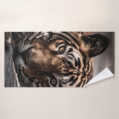 Rainthambourde wilde männliche Tigerin Fine Art Bi Badehandtuch (Badehandtuch)