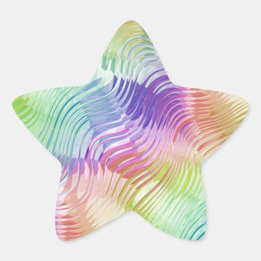 rainwave ultradeluxe : Stern-Aufkleber (Vorderseite)