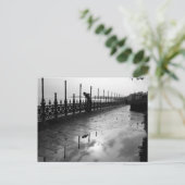 Rainy Abend Postkarte (Stehend Vorderseite)