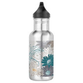 Rainy Blooms Coffee Tasse Edelstahlflasche (Rechts)