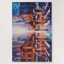 Rainy City Puzzle, 16 Zoll x 20 Zoll, 520 Stück