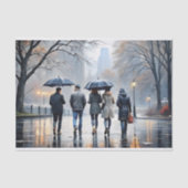 Rainy City Stroll Decoupage Seidenpapier (Vorderseite)