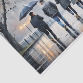 Rainy City Stroll Decoupage Seidenpapier (Ausschnitt)