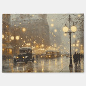 Rainy Cityscape Kühlschrank Magnet (Vorderseite)