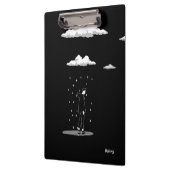 Rainy Clipboard Klemmbrett (Links)