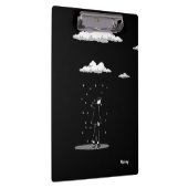 Rainy Clipboard Klemmbrett (Rechts)