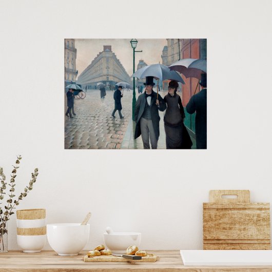 Rainy Day (1877) Poster (Küche)