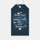 Rainy Day Adventure / Gift Tag Geschenkanhänger (Vorderseite)