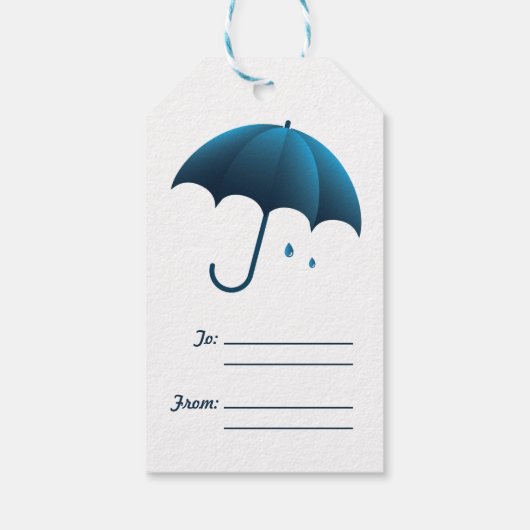 Rainy Day Adventure / Gift Tag Geschenkanhänger (Rückseite)