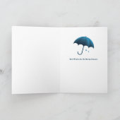 Rainy Day Adventure Grußkarte Feiertagskarte (Innenseite)