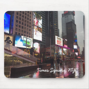 Rainy Day am Times Square New York City NYC Mousepad
