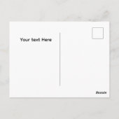 Rainy Day Baby Dusche Postkarte (Rückseite)