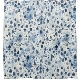 Rainy Day Blue Duschvorhang